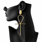 Ankh Statement Earrings - Trufacebygrace