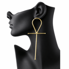 Ankh Statement Earrings - Trufacebygrace