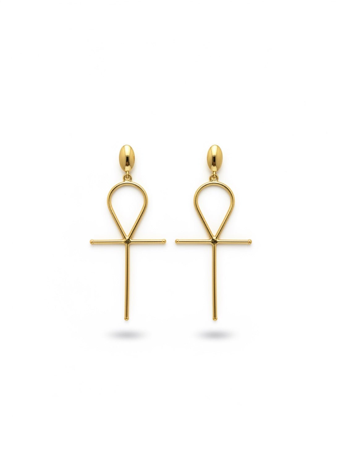 Ankh Statement Earrings - Trufacebygrace