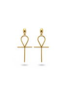Ankh Statement Earrings - Trufacebygrace