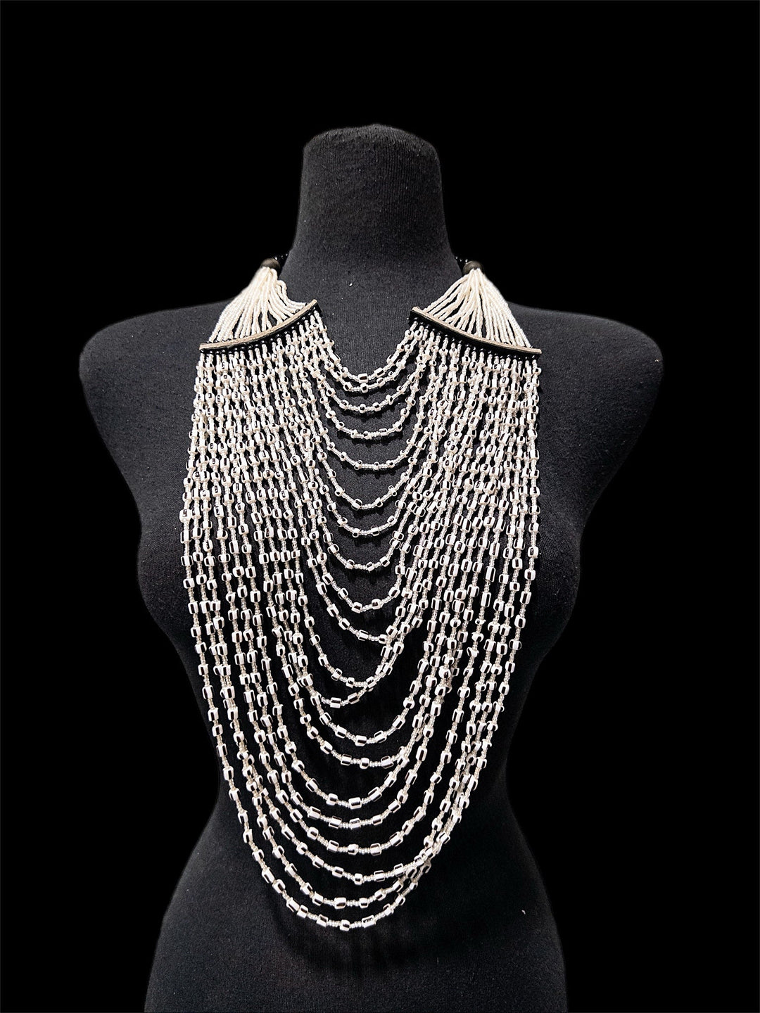 Asante Royalty Multi Strand Beaded Necklace - Trufacebygrace