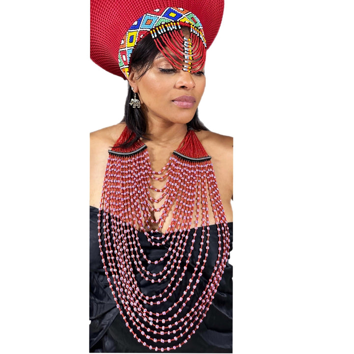 Asante Royalty Multi Strand Beaded Necklace - Trufacebygrace