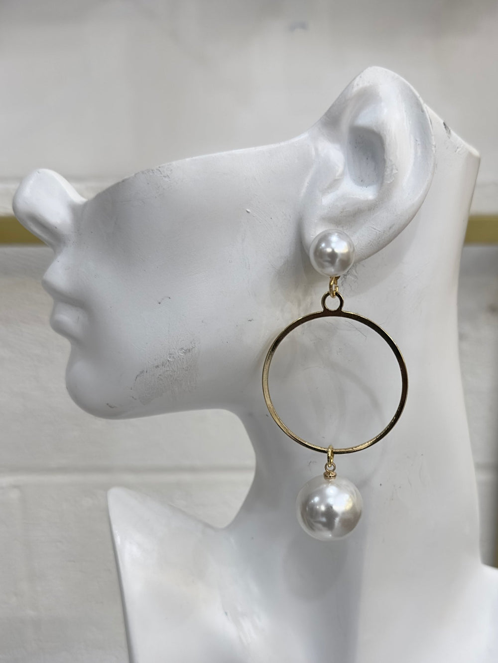 Asoadie Pearl Geo Earrings - Trufacebygrace