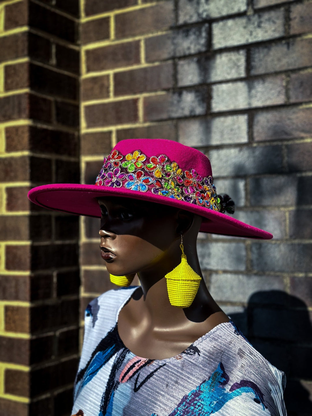 Asuka Bambaro Basket Earrings - Yellow - Trufacebygrace