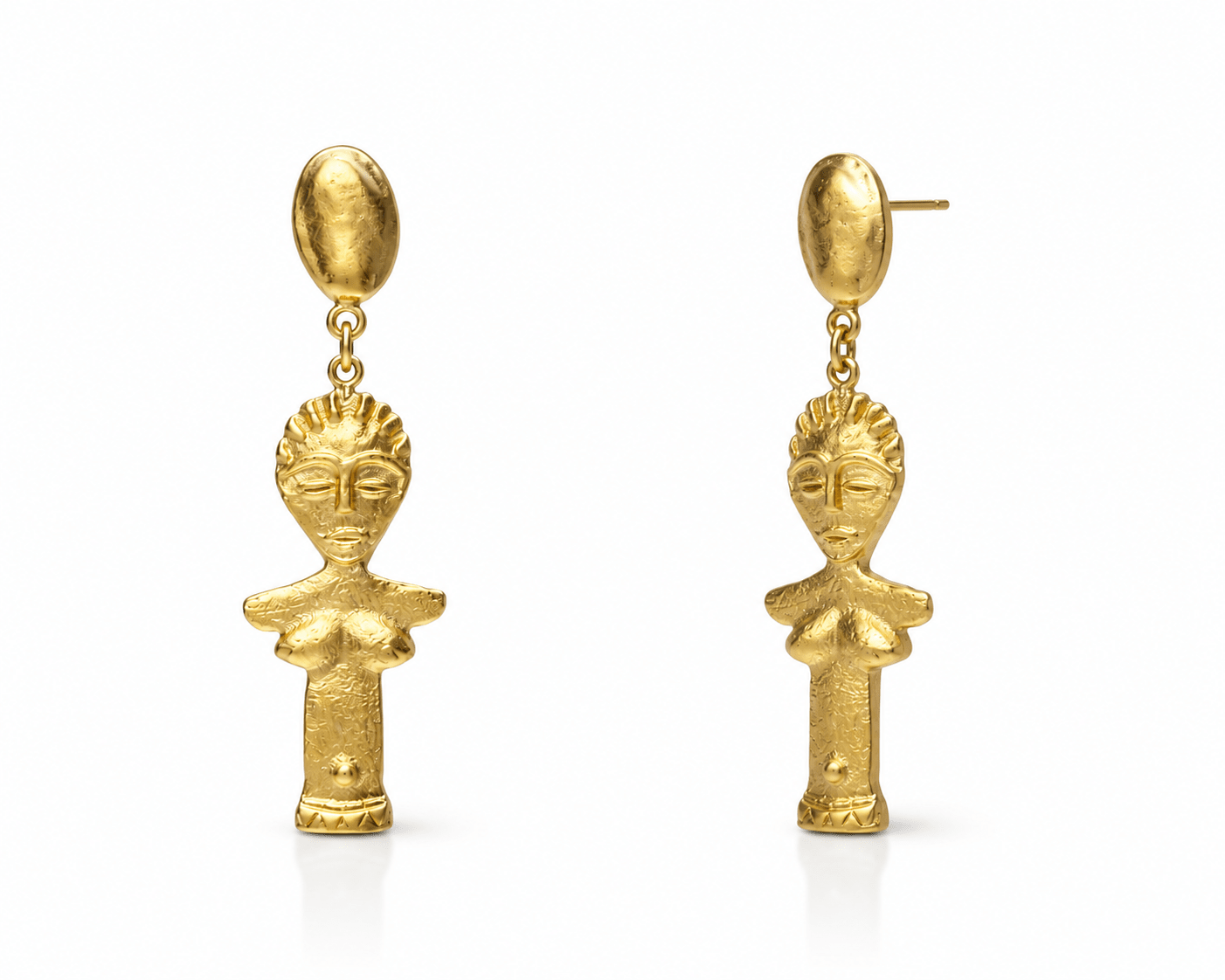 Atiagu Brass Statement Earrings - Trufacebygrace