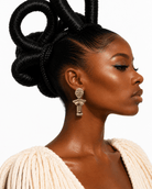 Atiagu Brass Statement Earrings - Trufacebygrace