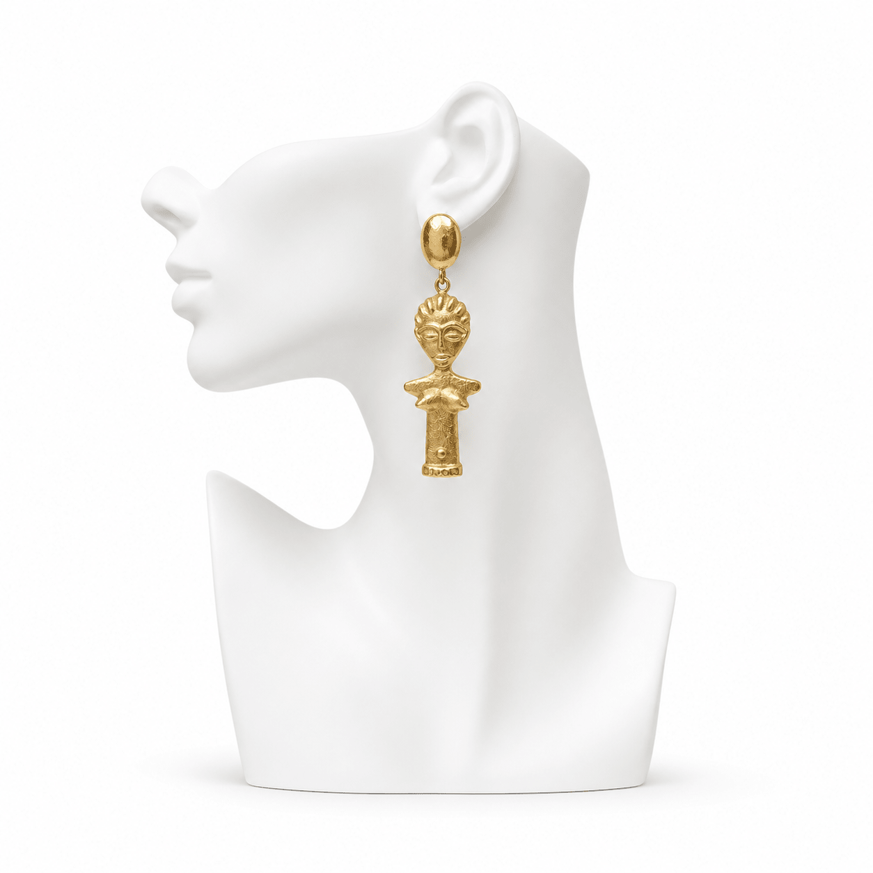 Atiagu Brass Statement Earrings - Trufacebygrace