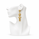 Atiagu Brass Statement Earrings - Trufacebygrace