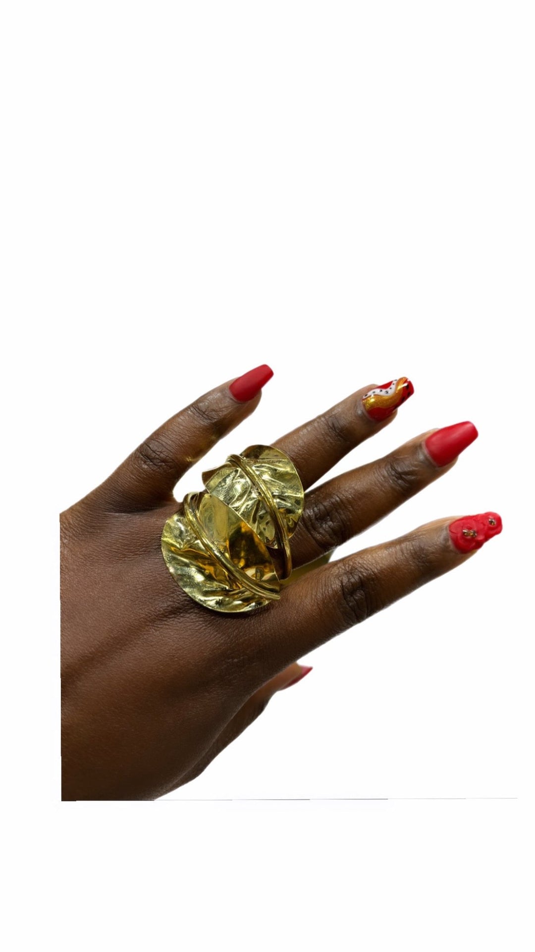 Autumn Two Finger Leaf Ring - Trufacebygrace