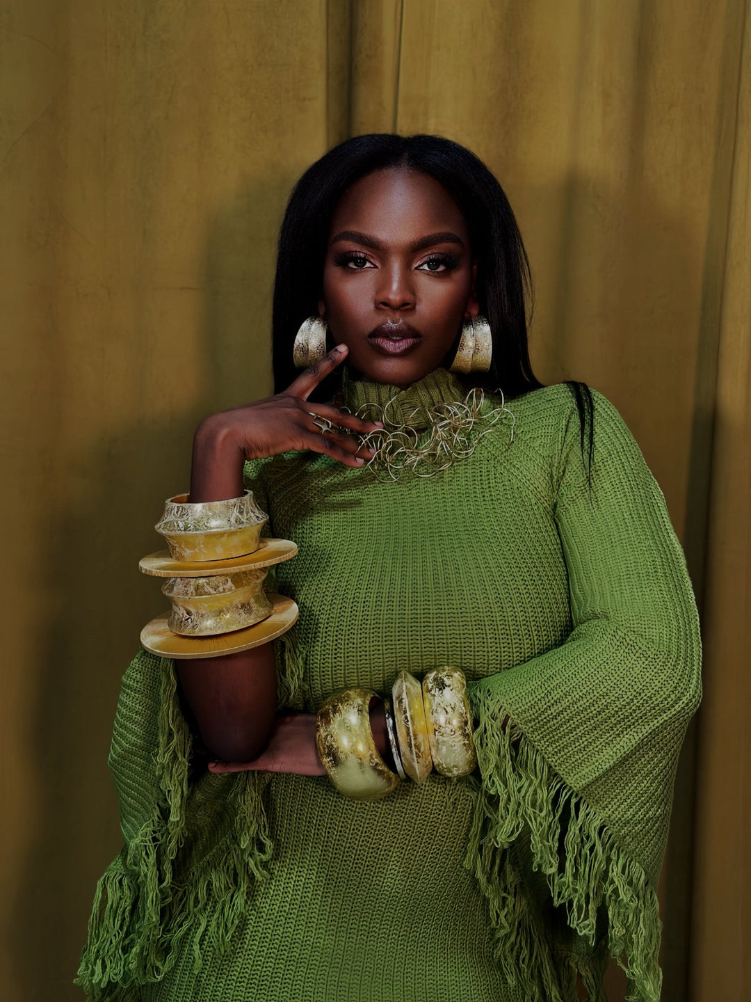 Aye Wura Statement Bangles - Trufacebygrace