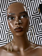 Ayika - 3D Geometric Hoop Earring - Trufacebygrace