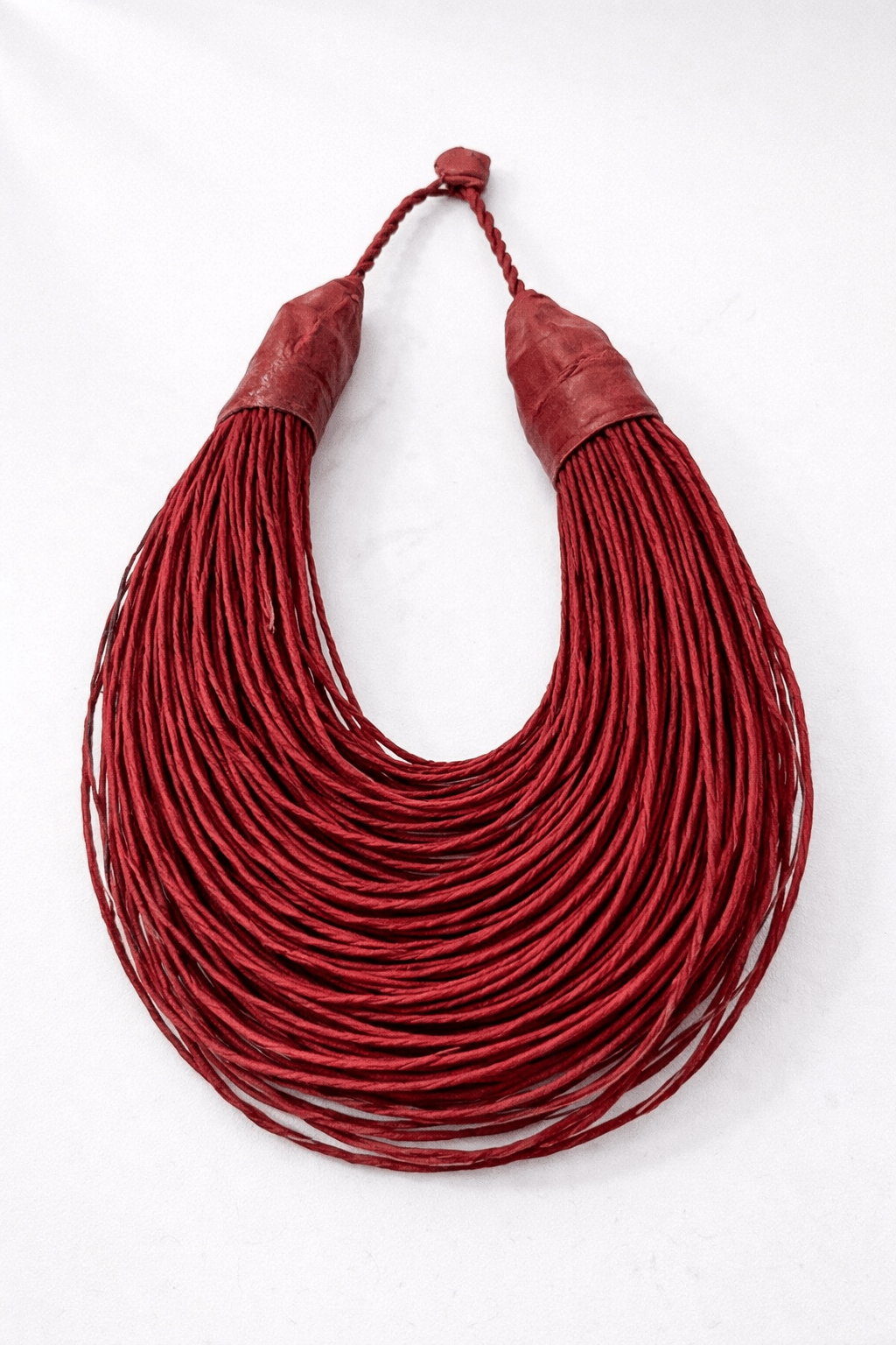 Aziza Genuine leather Multi - strand Statement necklace - Trufacebygrace