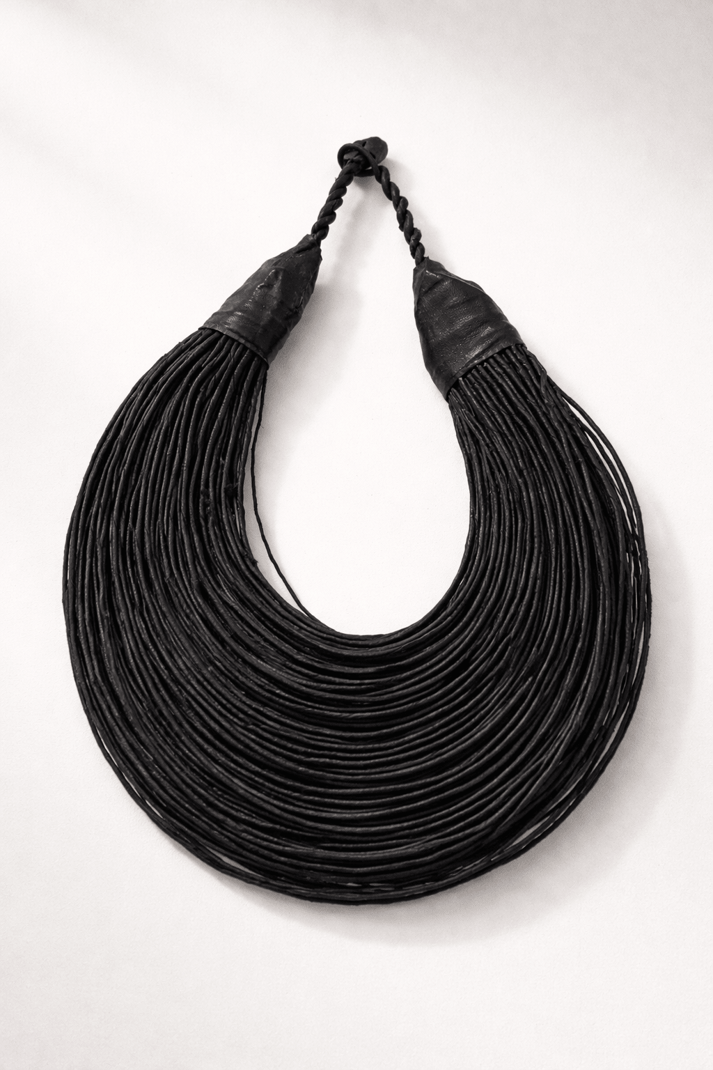Aziza Genuine leather Multi - strand Statement necklace - Trufacebygrace