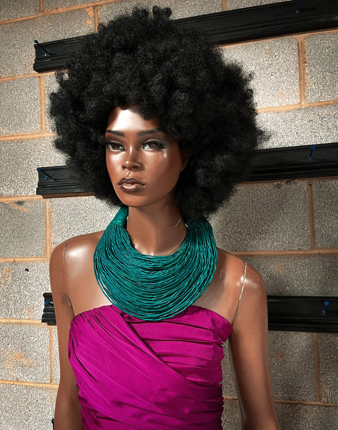 Aziza Genuine leather Multi - strand Statement necklace - Trufacebygrace