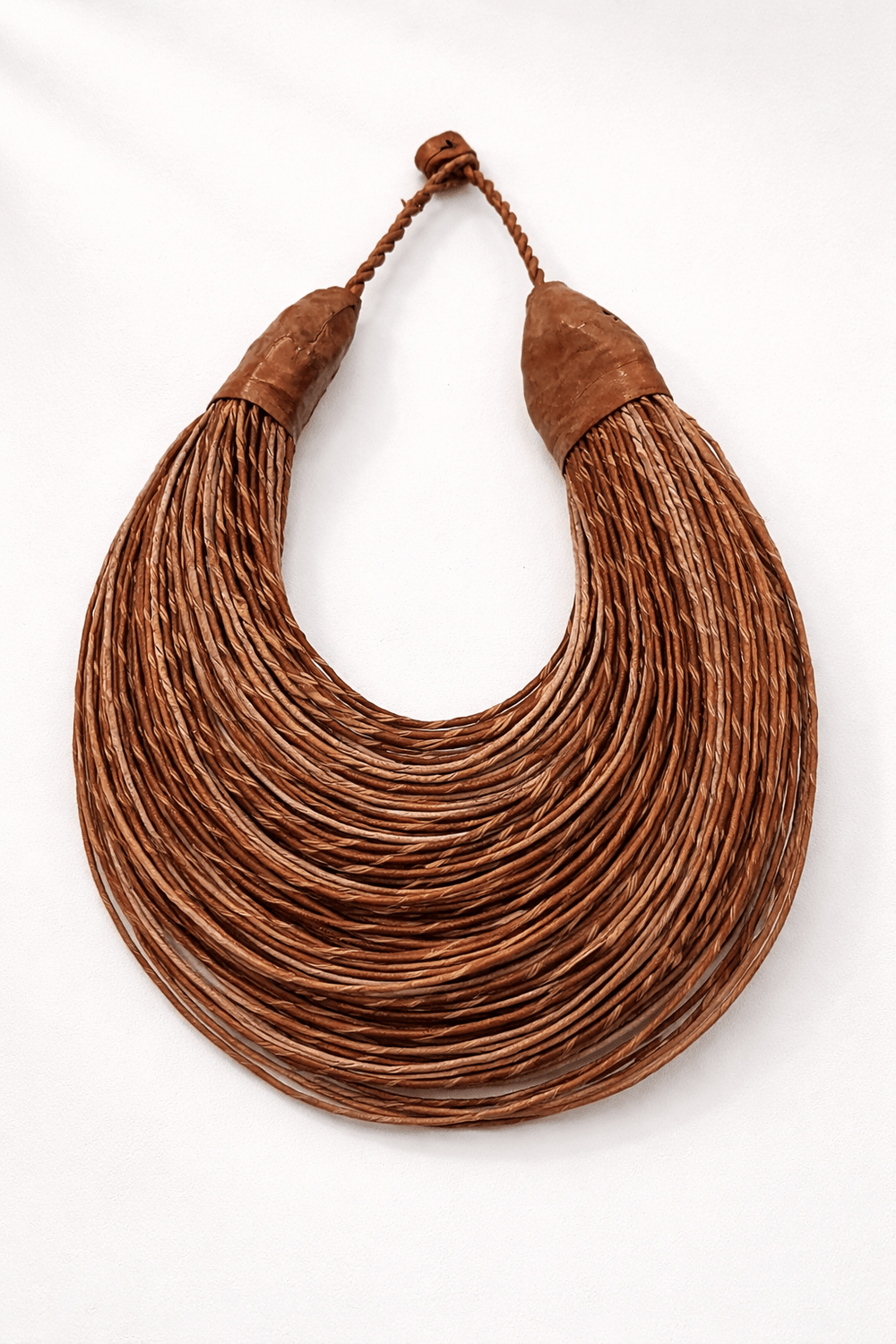 Aziza Genuine leather Multi - strand Statement necklace - Trufacebygrace