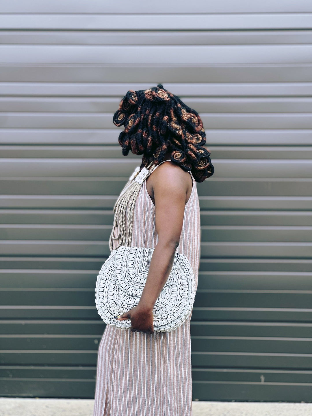 Bahari Luxe Cowry Shell Clutch - Trufacebygrace