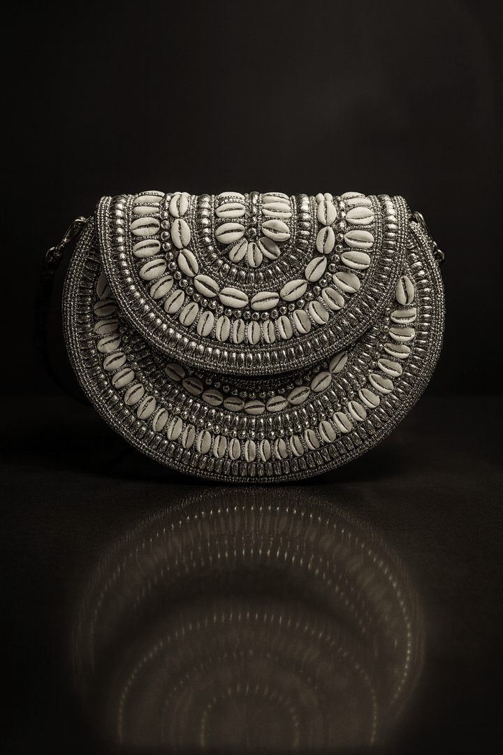 Bahari Luxe Cowry Shell Clutch - Trufacebygrace