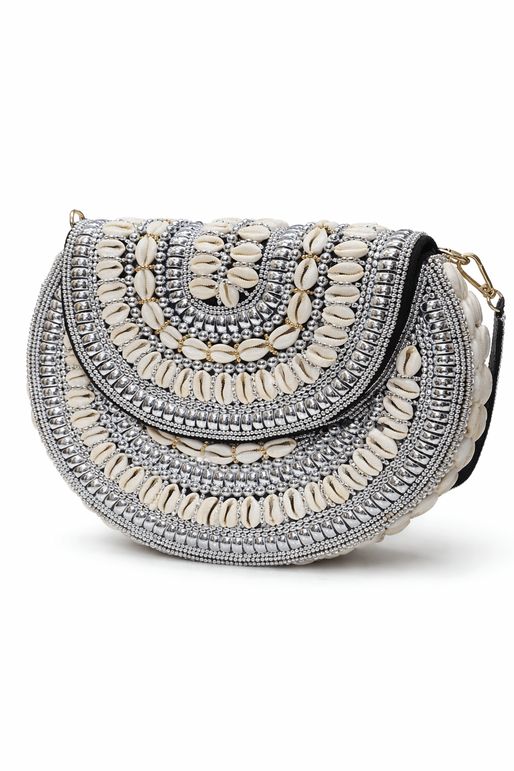 Bahari Luxe Cowry Shell Clutch - Trufacebygrace