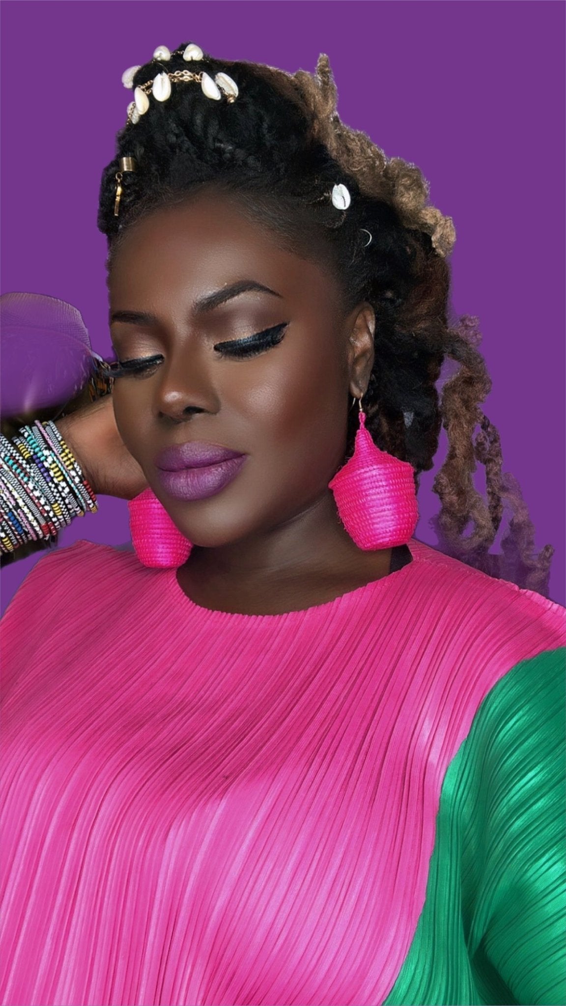 Bambaro Basket Earrings - Trufacebygrace