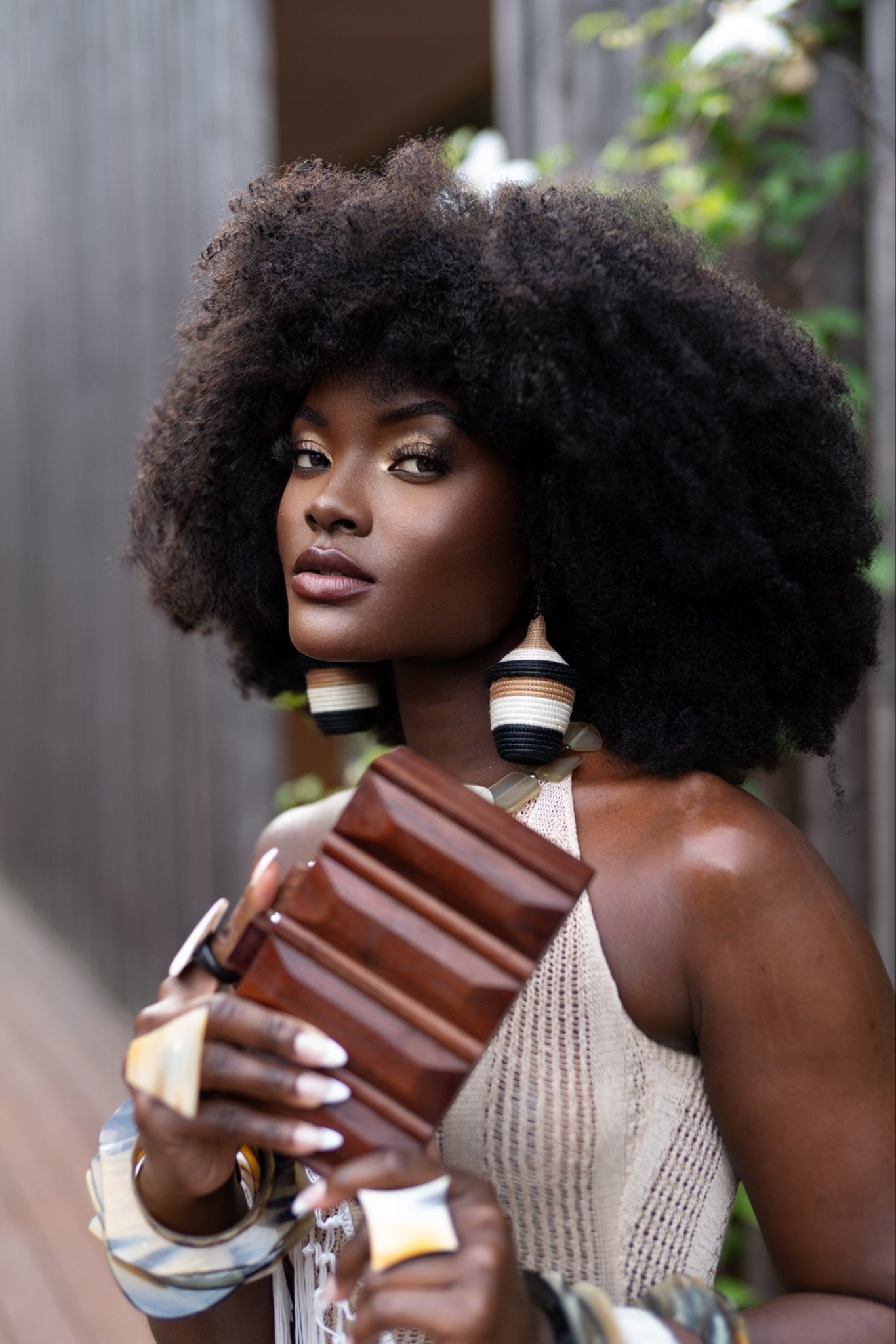 Bambaro Basket Earrings - Trufacebygrace