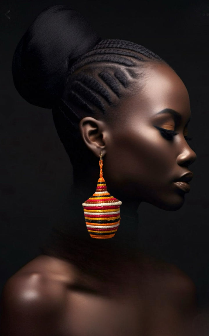 Bambaro Basket Earrings - Trufacebygrace