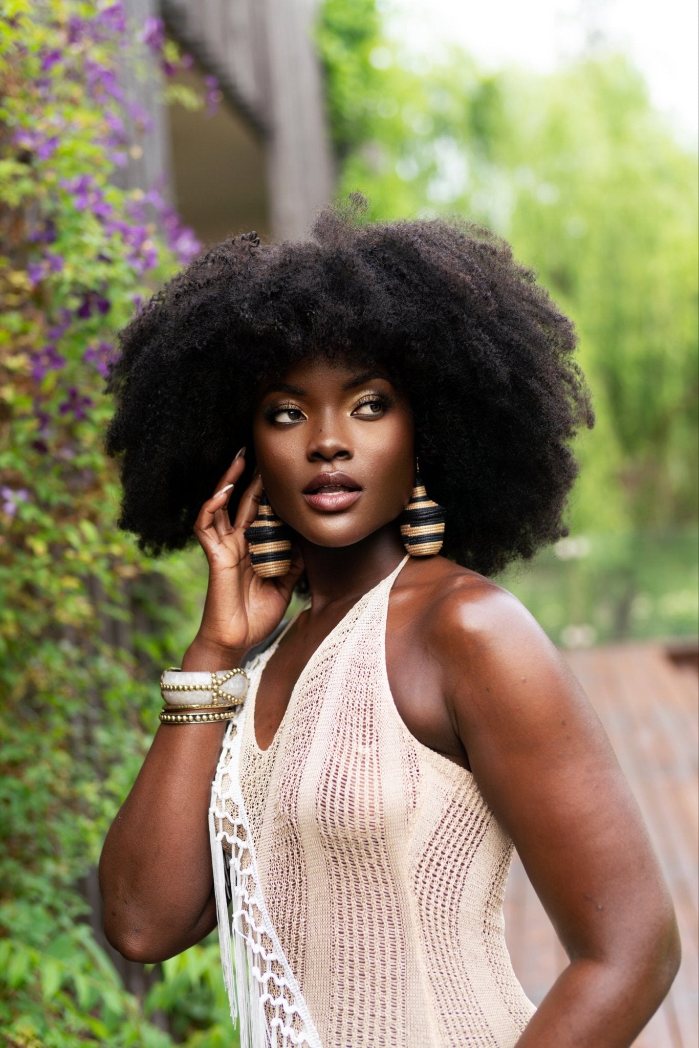 Bambaro Basket Earrings - Trufacebygrace