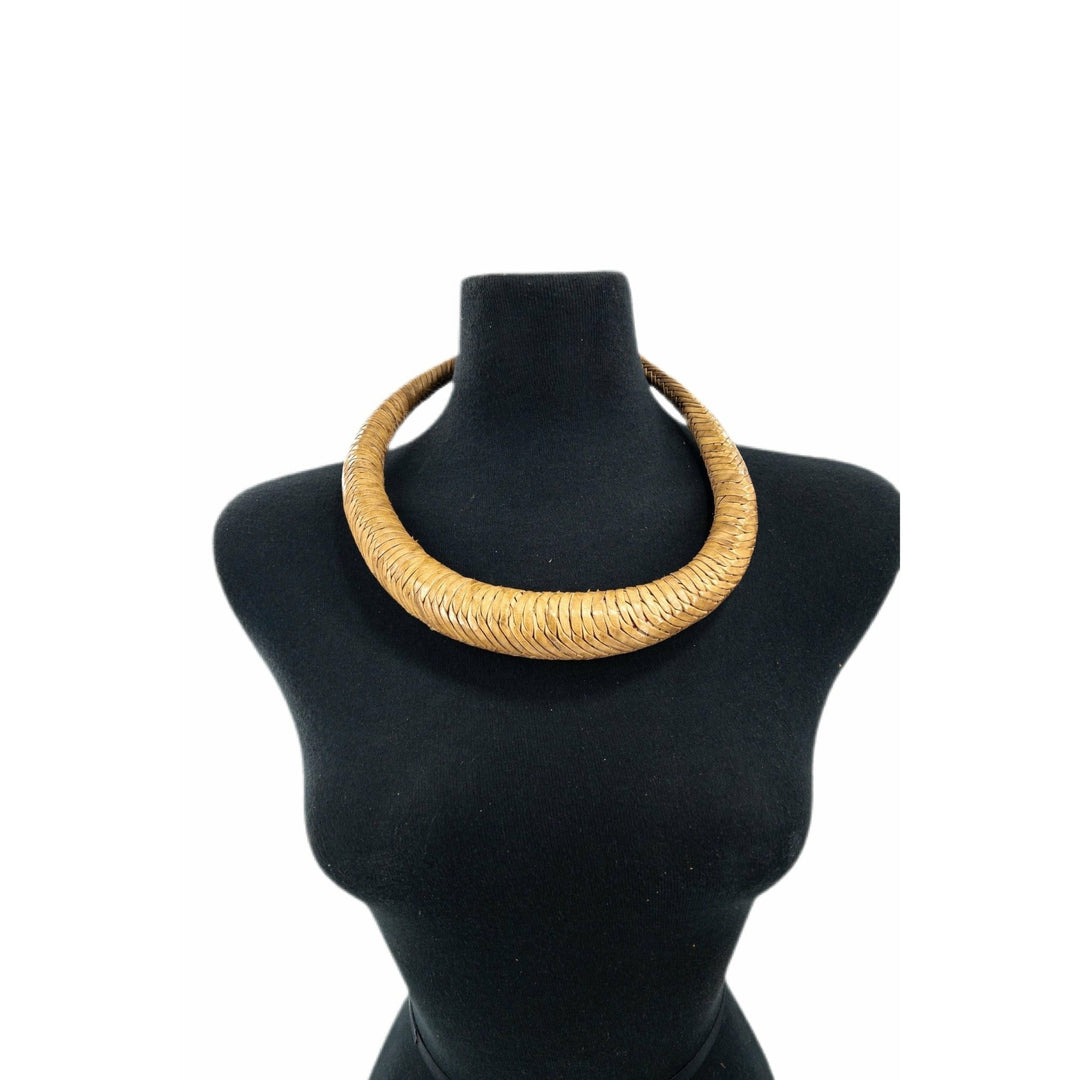 Bankula Genuine leather BIG chunky necklace - Trufacebygrace