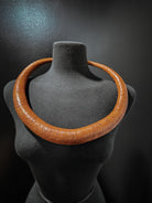 Bankula Genuine leather BIG chunky necklace - Trufacebygrace