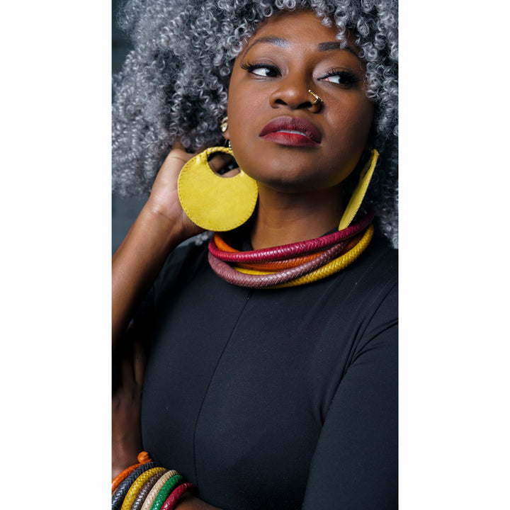 Bankula Small Genuine Leather Unisex necklaces - Trufacebygrace