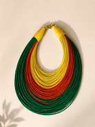 Bantama Layered Thread Statement Necklace - Trufacebygrace