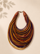 Bantama Layered Thread Statement Necklace - Trufacebygrace