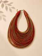Bantama Layered Thread Statement Necklace - Trufacebygrace