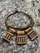 Barima leather Necklace - Trufacebygrace