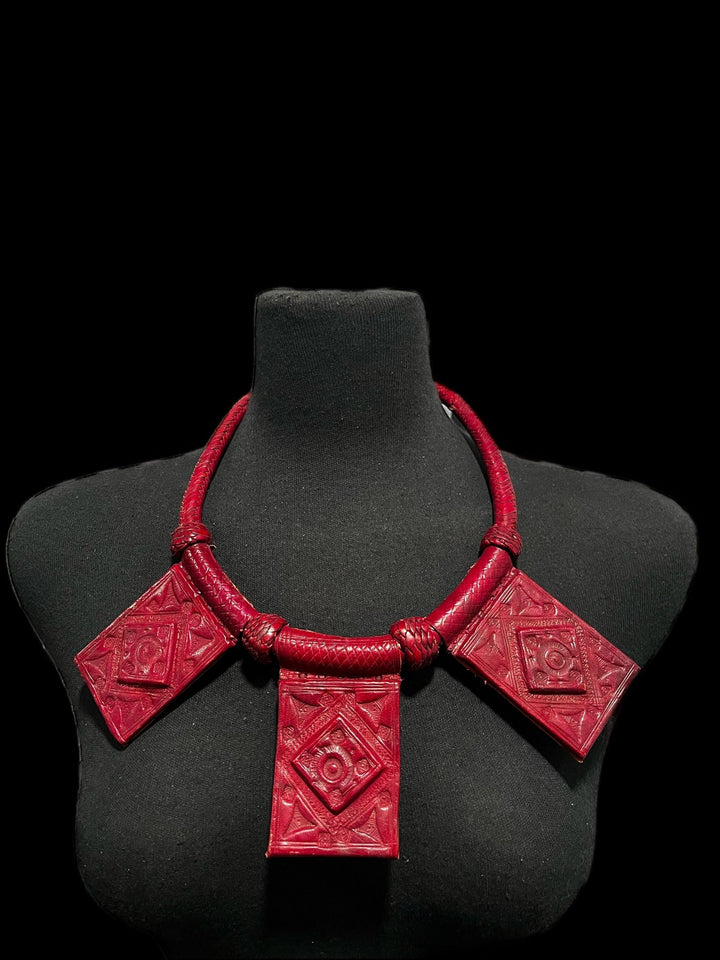 Barima leather Necklace - Trufacebygrace