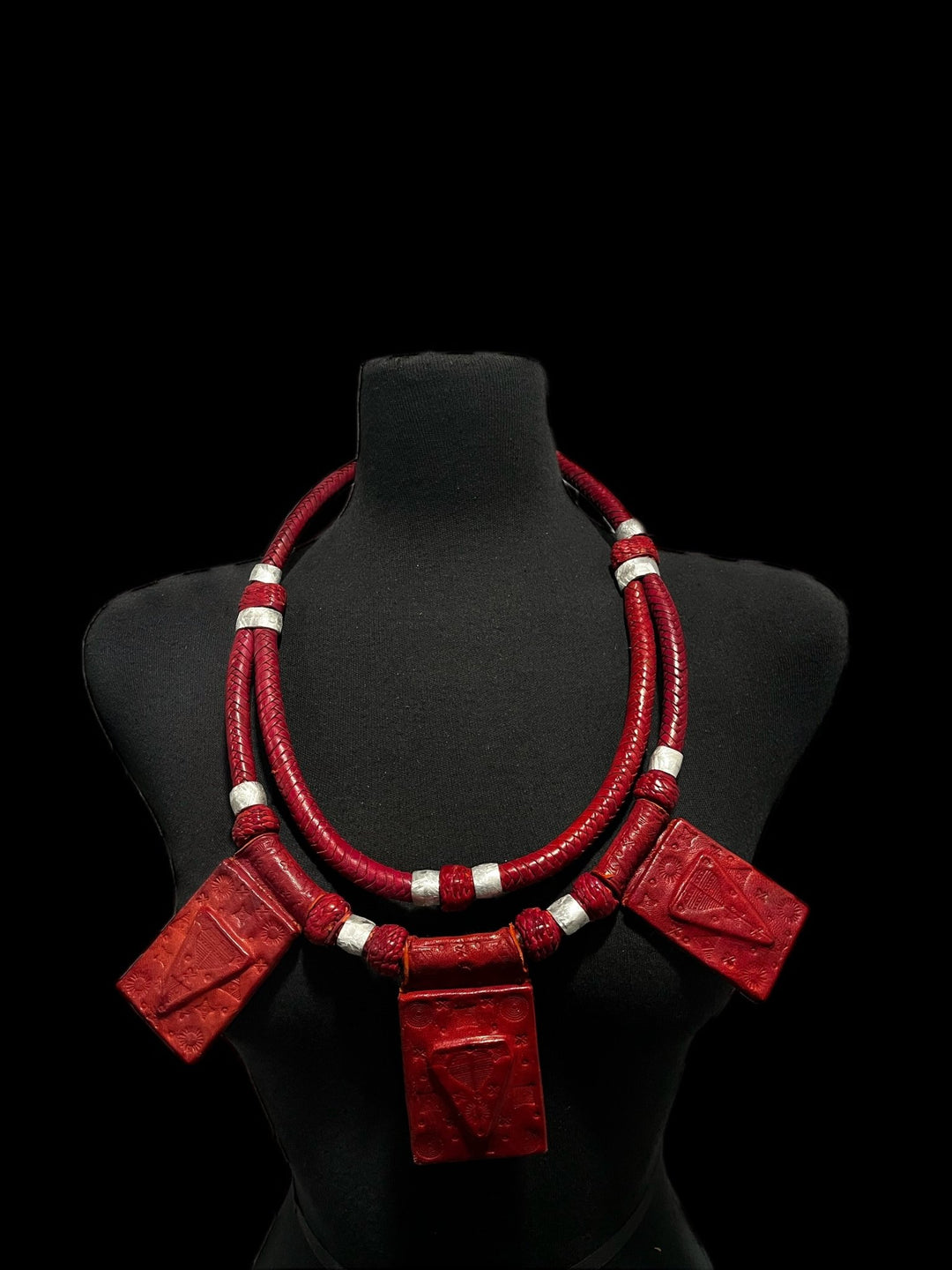 Barima leather Necklace - Trufacebygrace