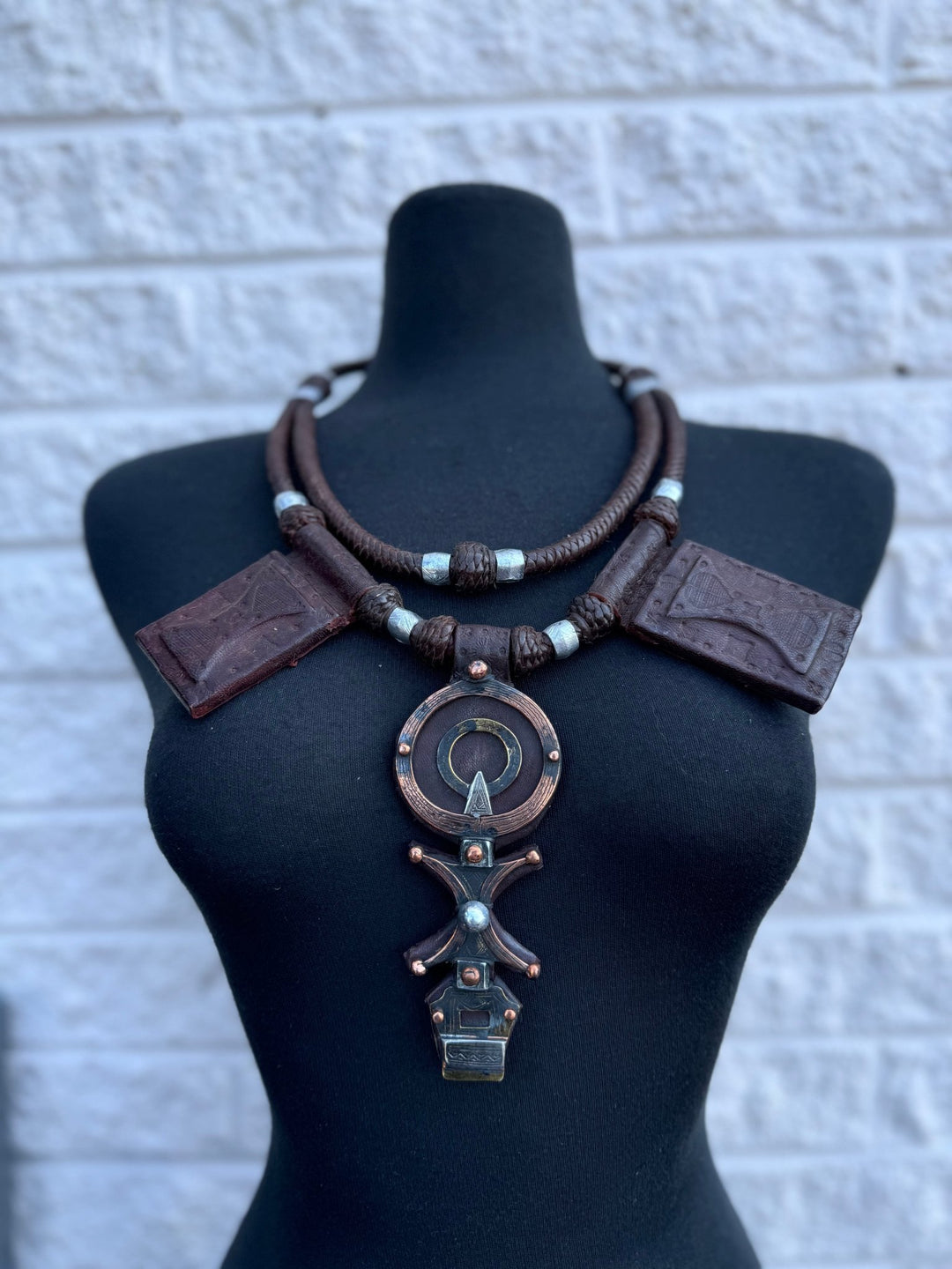 Barimah Oversized Unisex Tuareg Key of the desert Necklace - Trufacebygrace