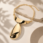 Big Teardrop statement Necklace - Trufacebygrace