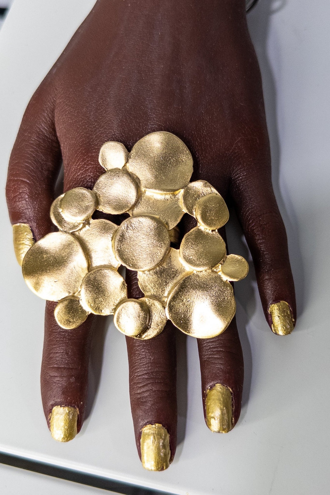 Bold Fusion Circles Statement Oversized Ring - Trufacebygrace