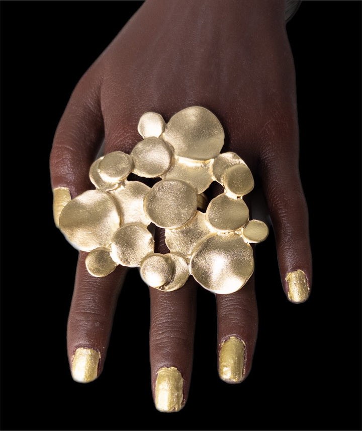 Bold Fusion Circles Statement Oversized Ring - Trufacebygrace