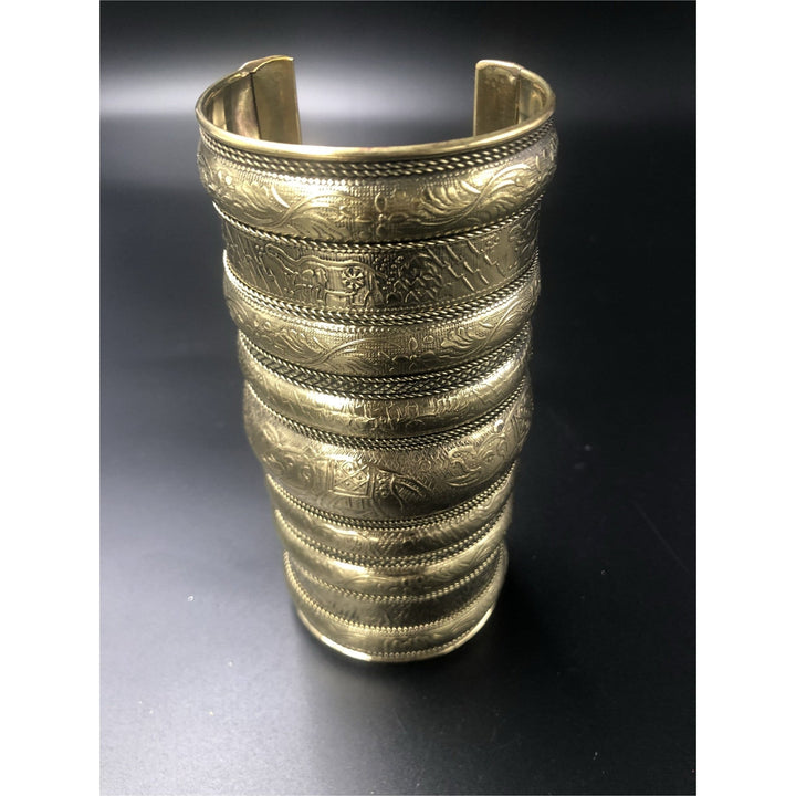 Brass Bangle / Cuff 6 inches - Trufacebygrace