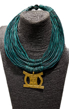 Bronze Stool Busia Genuine leather Necklace - Trufacebygrace