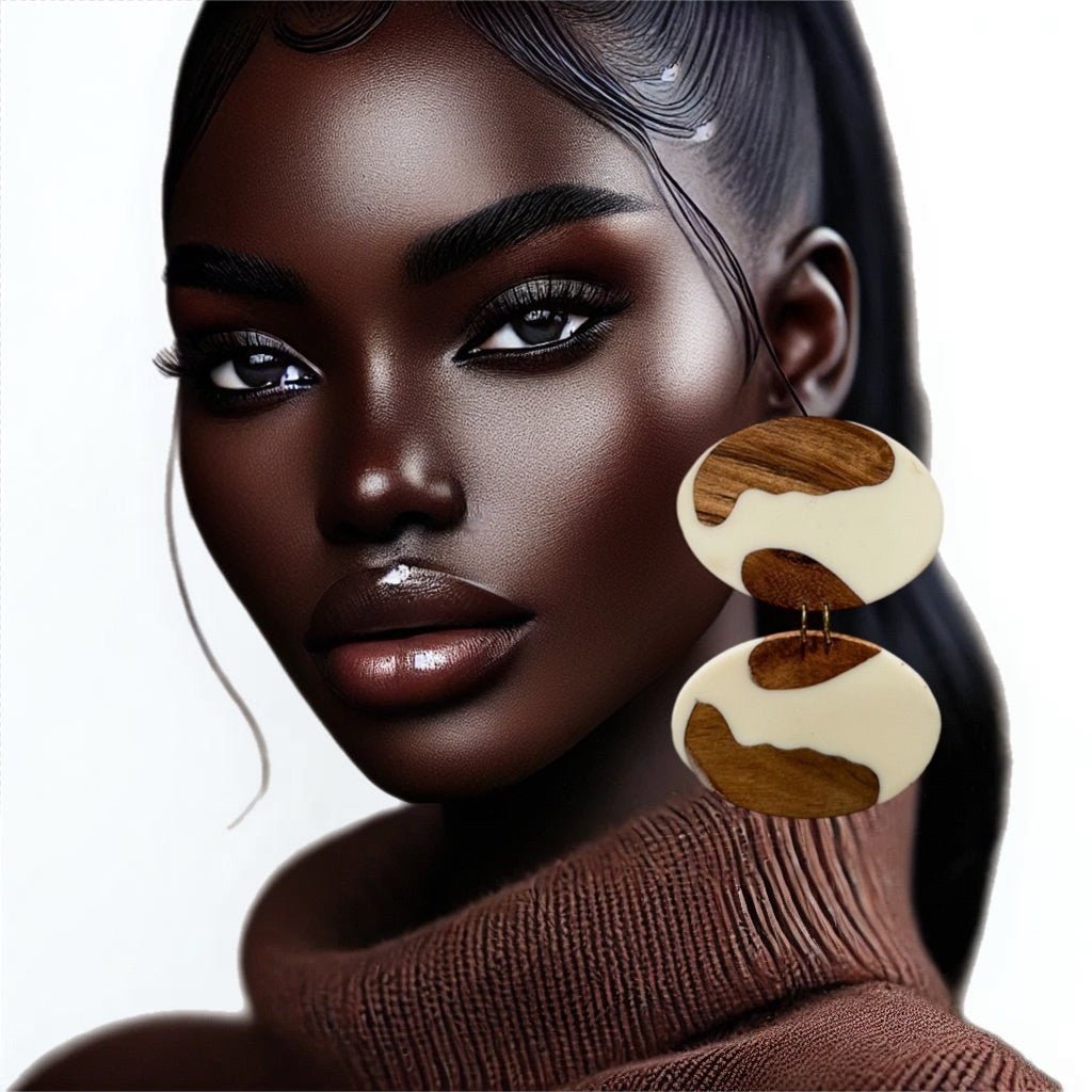 Café Au Laît Lightweight Stud Earrings - Trufacebygrace