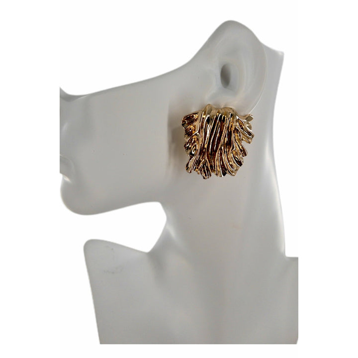 Calalou Vintage Gold stud Earrings - Trufacebygrace