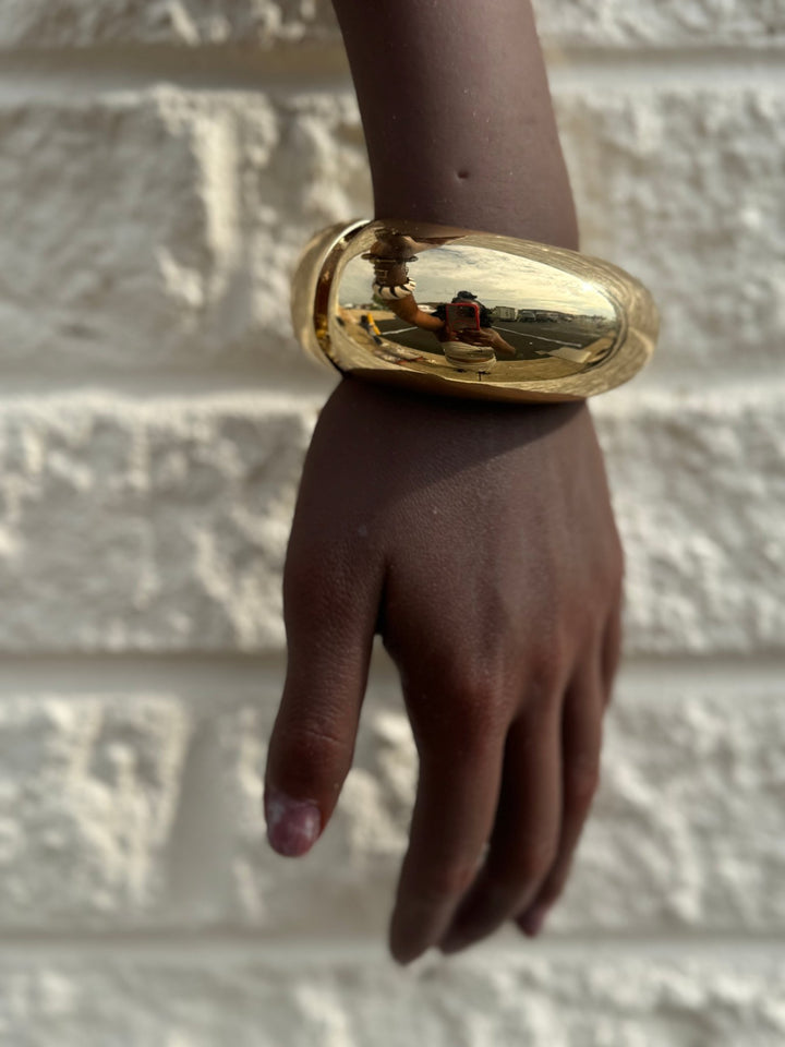 Chunky Mirror Shine Cuff /bracelet - Trufacebygrace