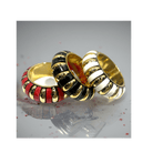 Chunky Vintage Gold Ridges Bracelet - Trufacebygrace
