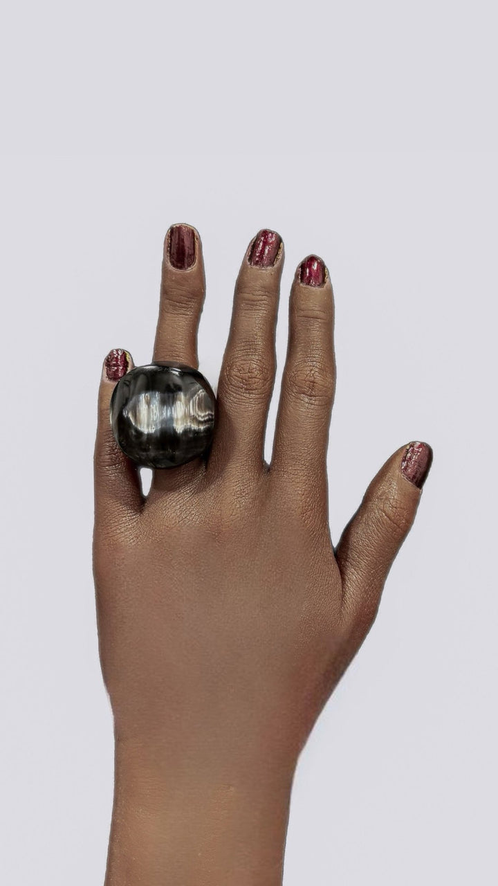 Circular fusion Horn Rings - Trufacebygrace