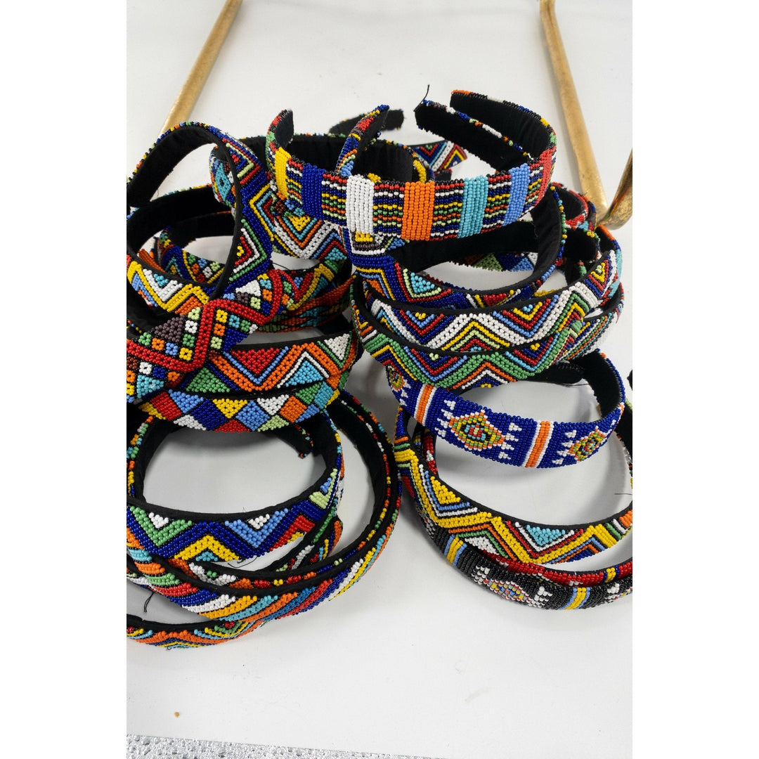 CLEARANCE: South African Beaded Headbands - Trufacebygrace