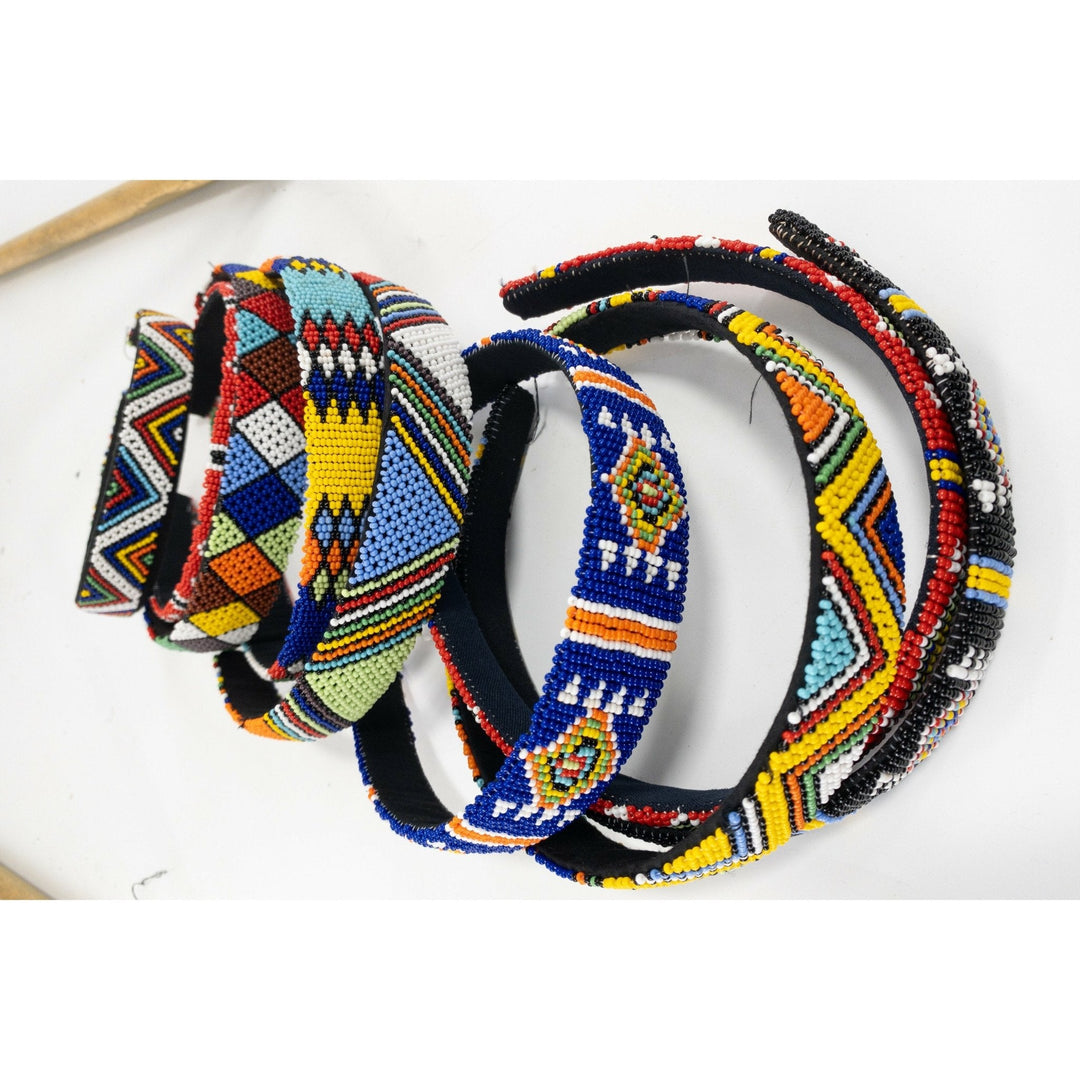 CLEARANCE: South African Beaded Headbands - Trufacebygrace