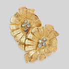 Clip - on Golden Leaf Earrings - Trufacebygrace