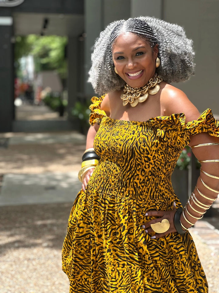 Coiled Spring Arm cuff or Bracelet/ Bangle - Trufacebygrace